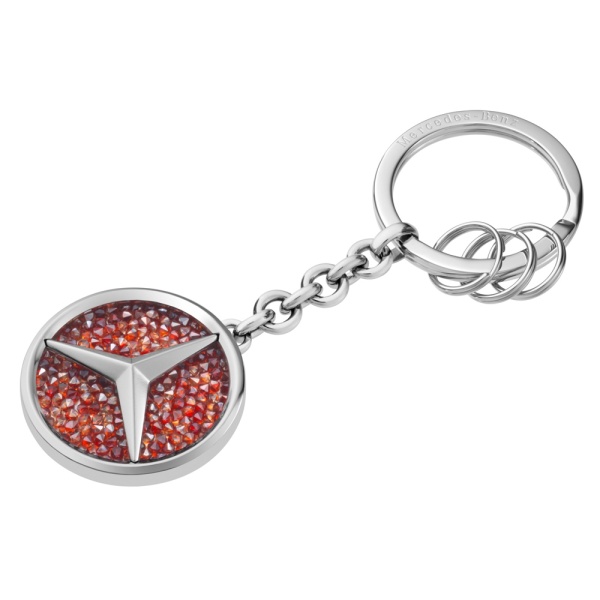 Breloc Cheie Oe Mercedes-Benz St Tropez Swarovski Argintiu / Rosu B66959999